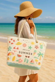 Zoozie Bags YLC.PJ.046 Bolsa de Playa, 55 cm Ancho, 36 cm Alto, 15 cm Profundidad